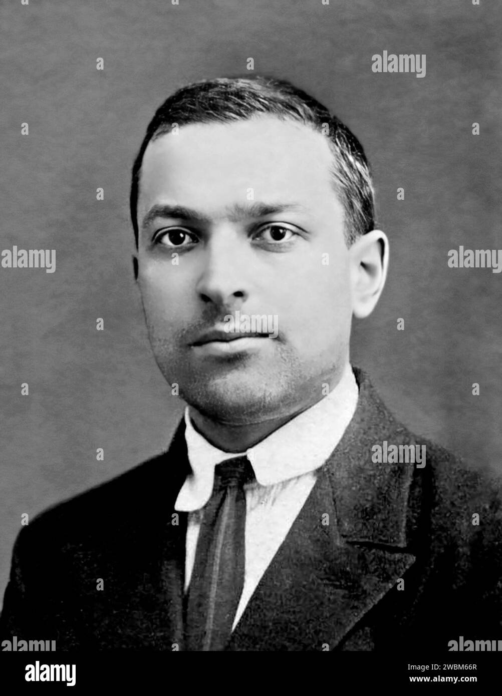 Lev Vygotsky. Portrait of the Soviet psychologist, Lev Semyonovich Vygotsky (1896-1934) Stock Photo