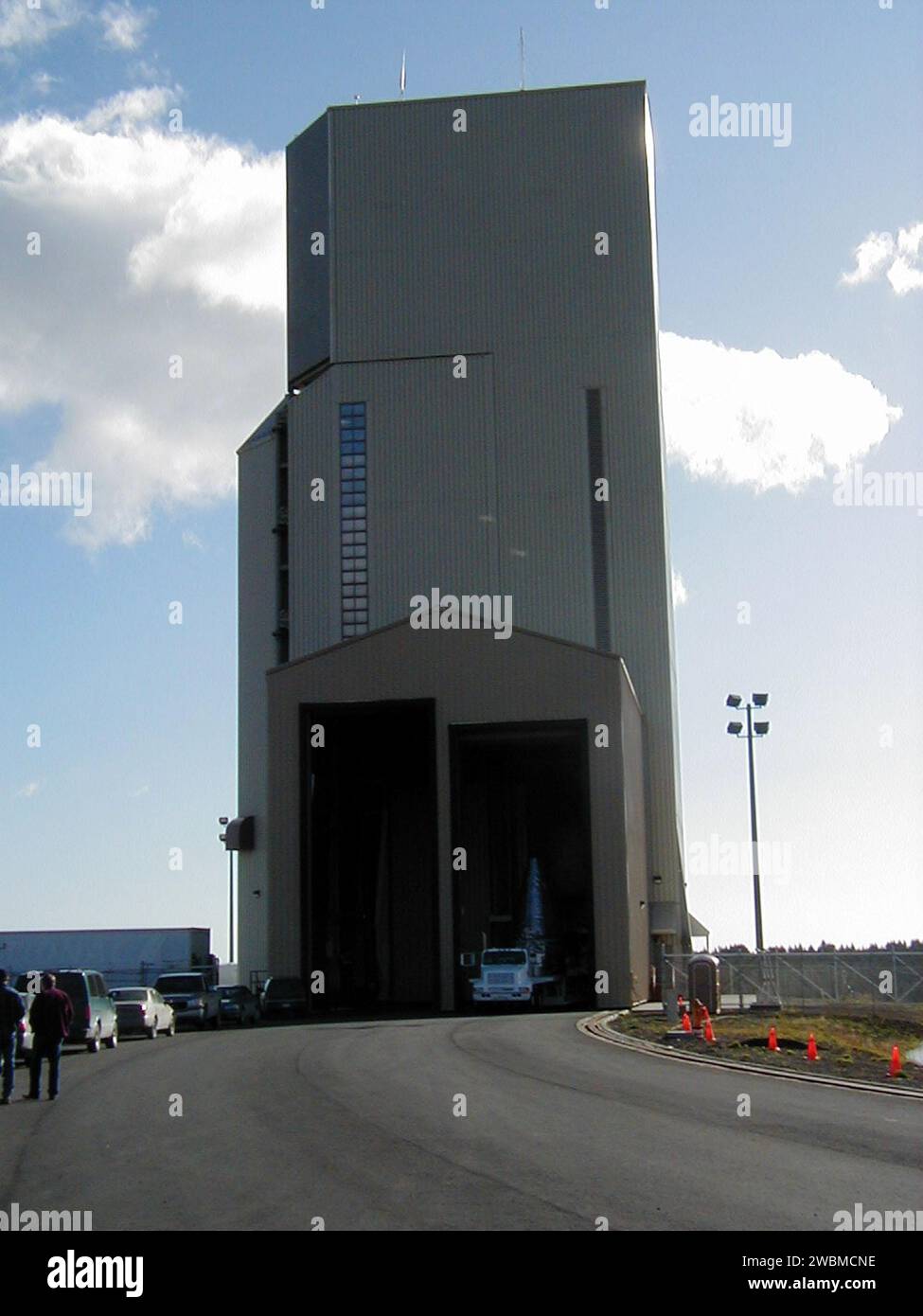 Kodiak Star spacecraft is positioned in Launch Service Structure at ...