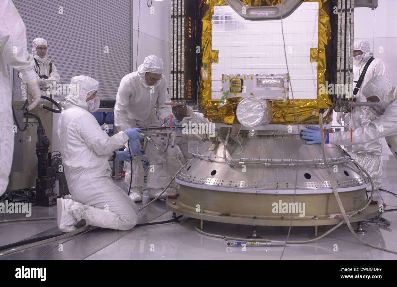 VANDENBERG AIR FORCE BASE, CALIF. — Inside the Astrotech Payload ...