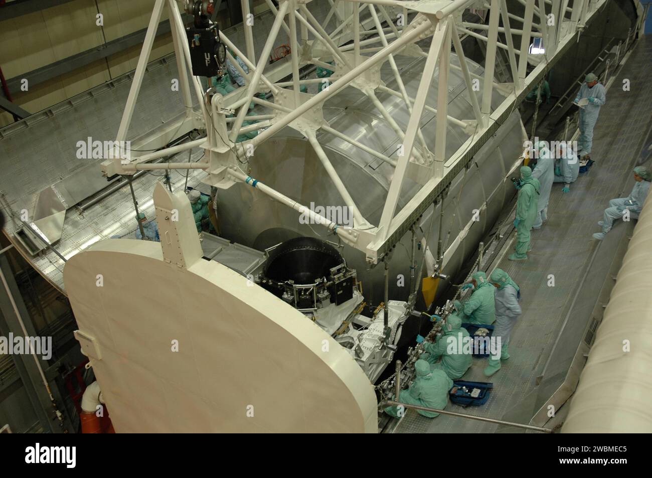 In Nasa Kennedy Space Centers Orbiter Processing Facility Rev Practice