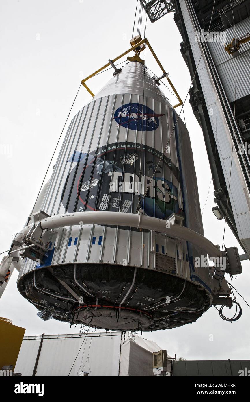 TDRS-K is prepared for launch atop a United Launch Alliance Atlas V ...