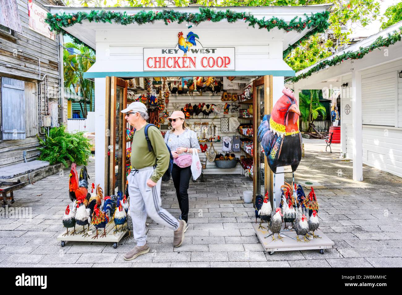 Key West Souvenir shopping Key West, Florida USA Stock Photo Alamy