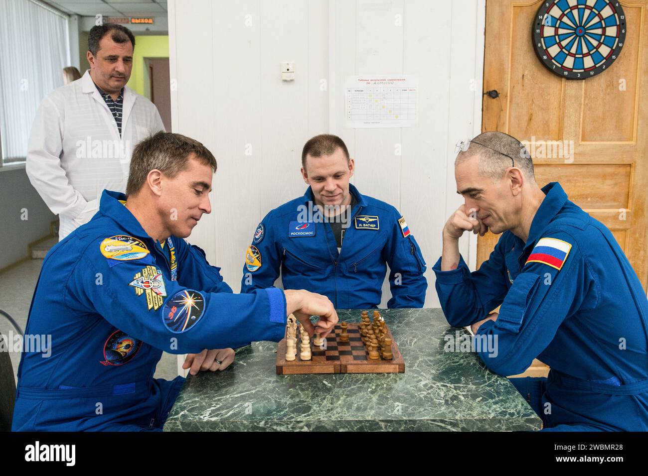 jsc2020e016960 - At the Cosmonaut Hotel crew quarters in Baikonur ...