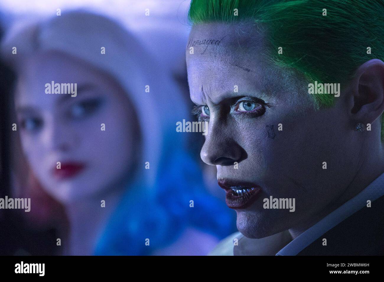 Suicide Squad  Margot Robbie & Jared Leto Stock Photo