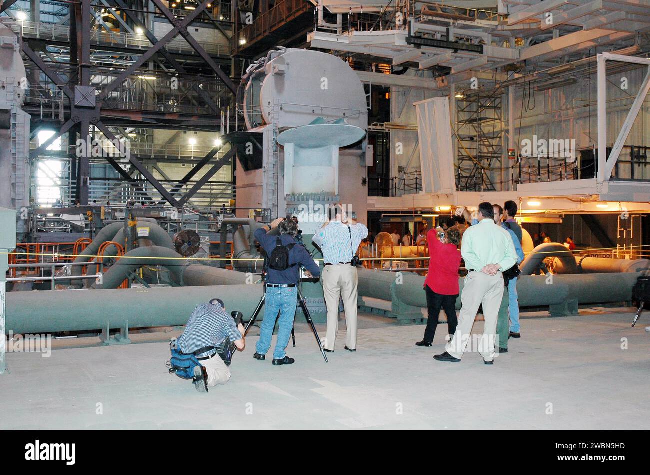 At Kennedy Space Center’s Vehicle Assembly Building, the Solid Rocket ...