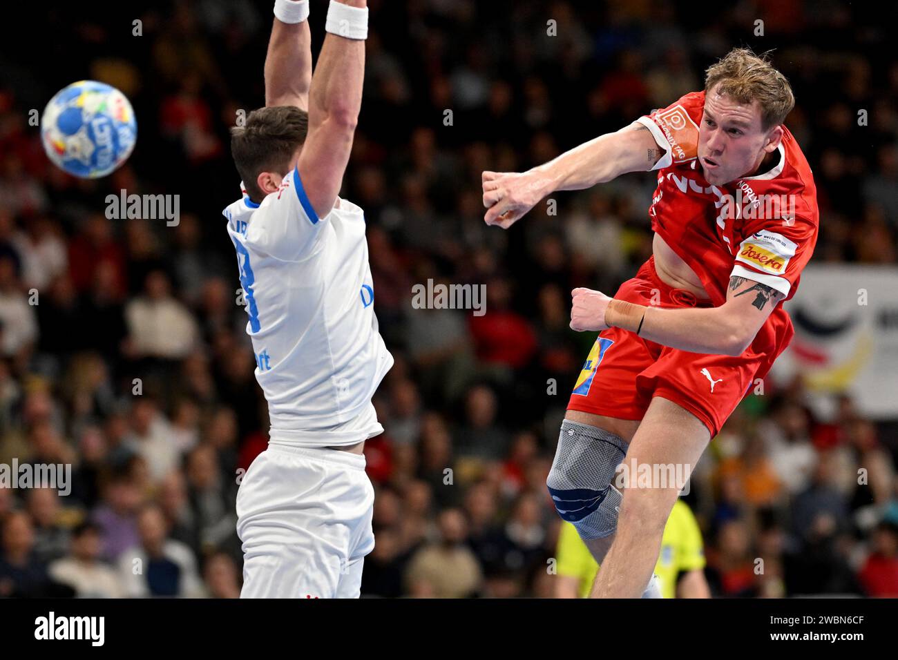 Munich, Germany. 11th Jan, 2024. Handball European Championship