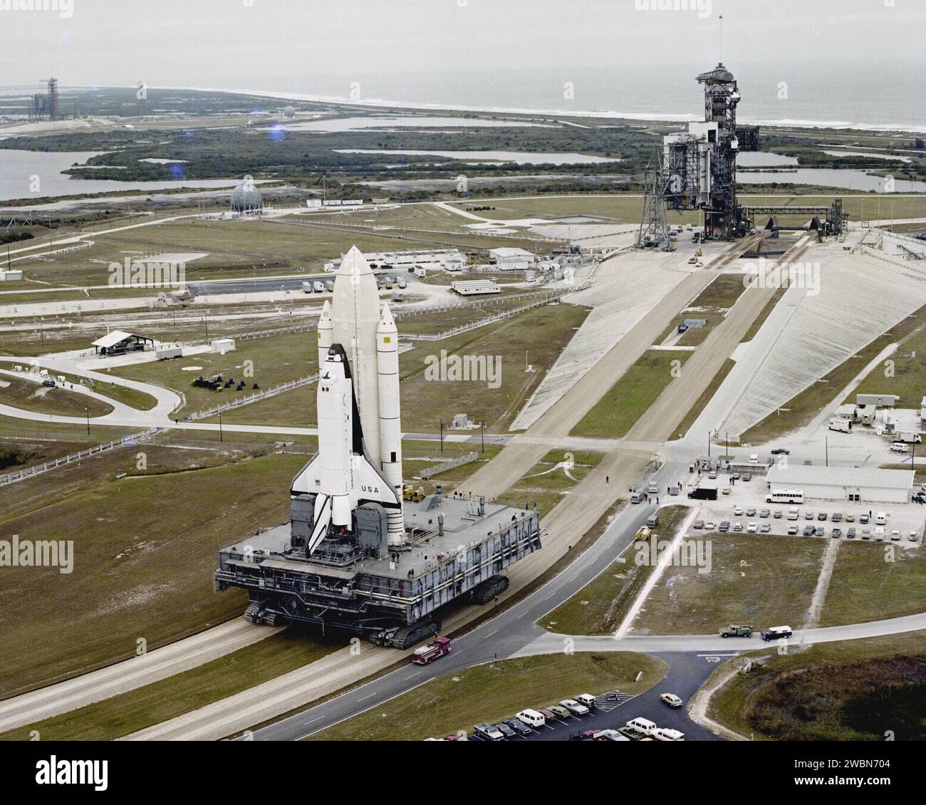 KENNEDY SPACE CENTER, FLA. - The first Space Shuttle vehicle destined ...