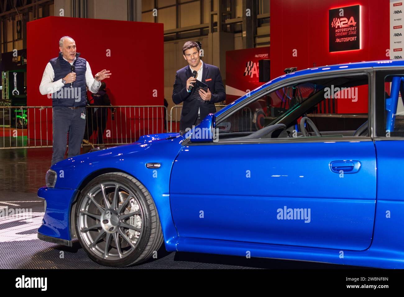 Birmingham, UK. 11 JAN, 2024. Prodrive P25 is shown at the main stage
