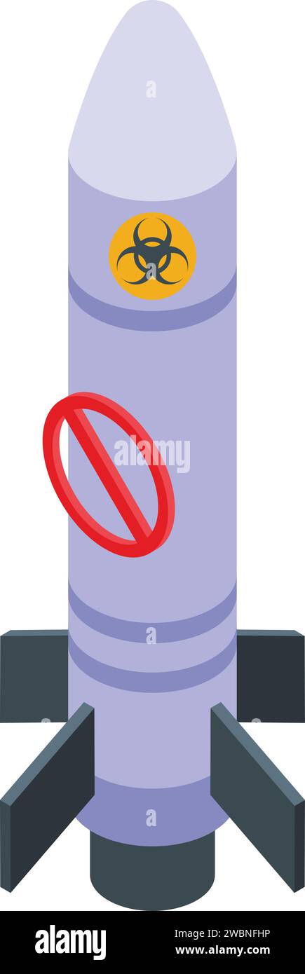 Nuclear explosion icon isometric hi-res stock photography and images ...