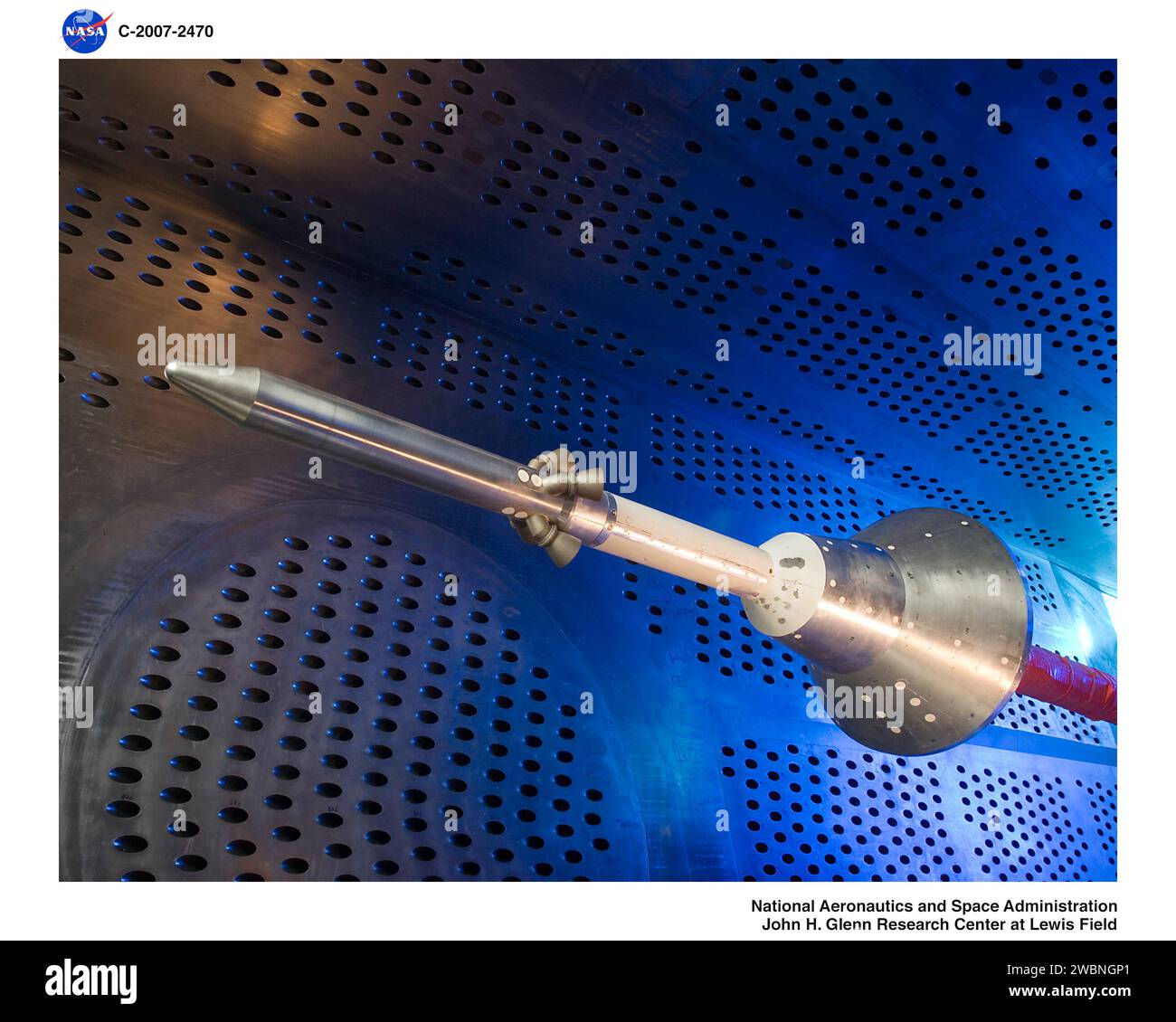 8x6 supersonic wind tunnel test section Stock Photo