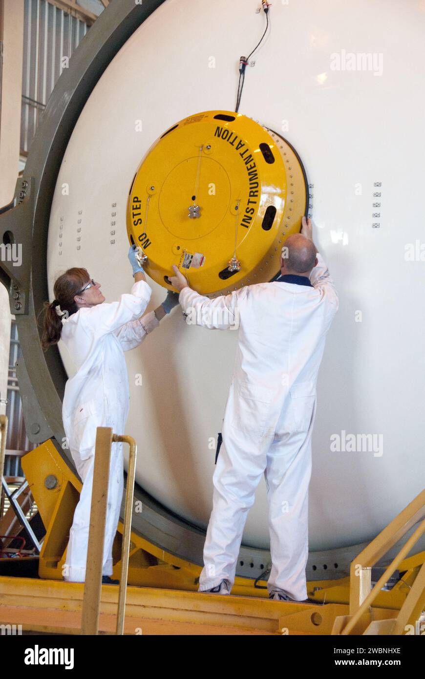 At NASA's Rotation, Processing and Surge Facility (RSPF) at Kennedy ...