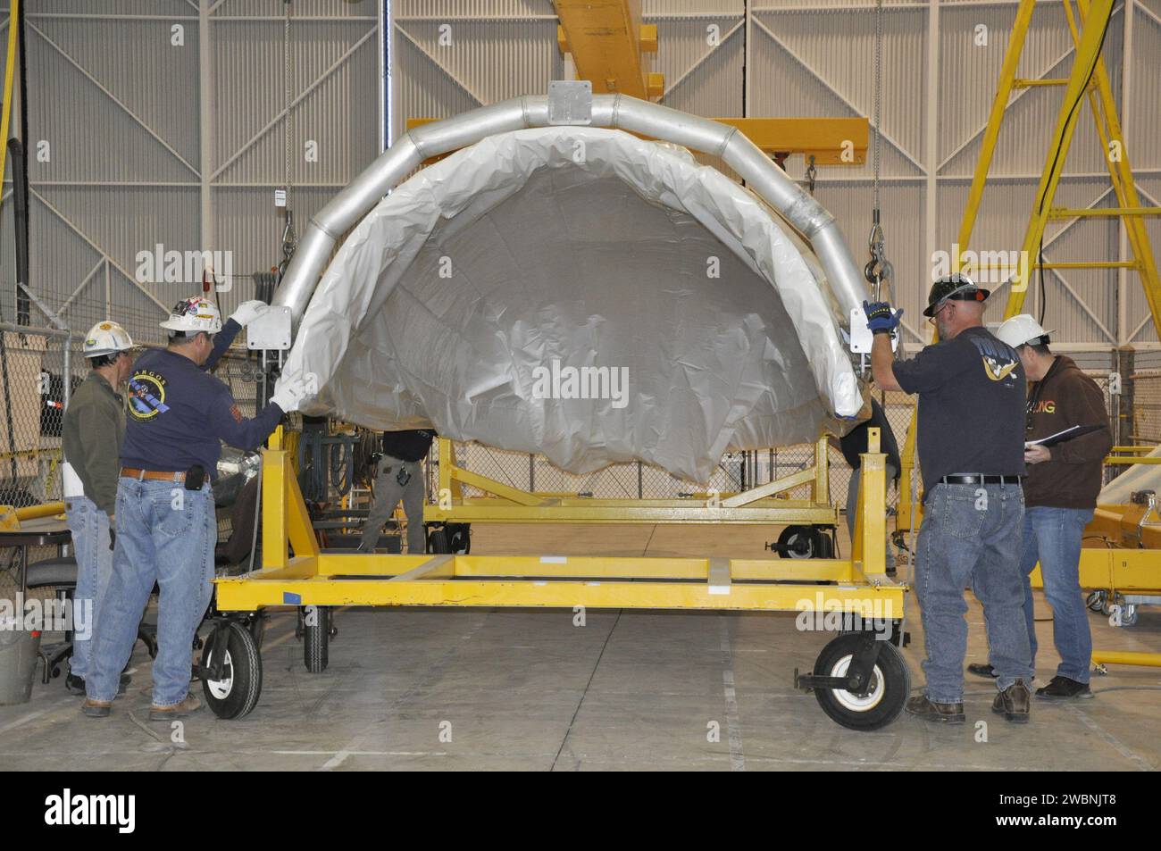 VANDENBERG AIR FORCE BASE, Calif. – In the NASA Building 836 high bay ...