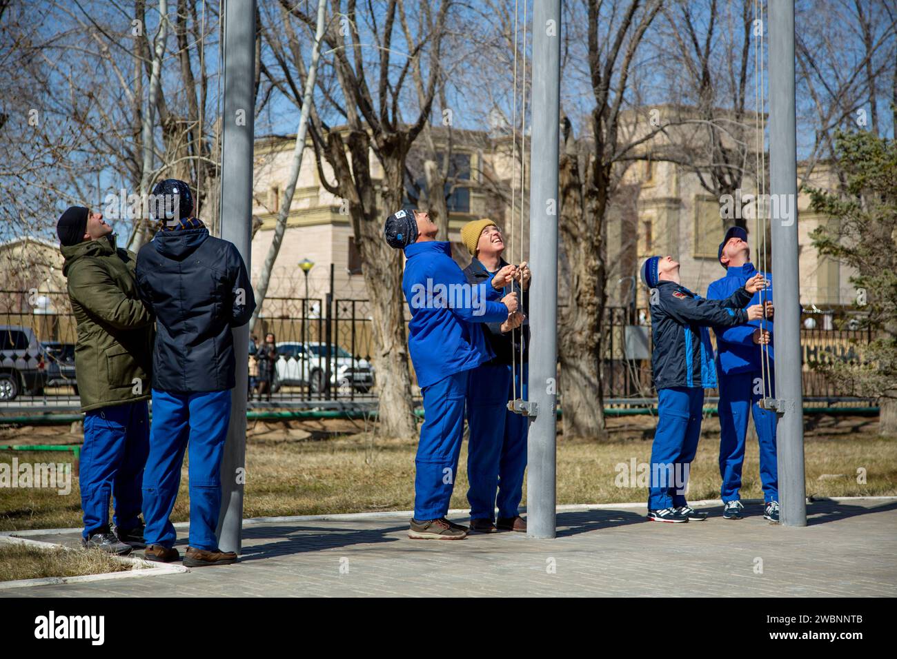 jsc2020e016865 - At the Cosmonaut Hotel crew quarters in Baikonur ...