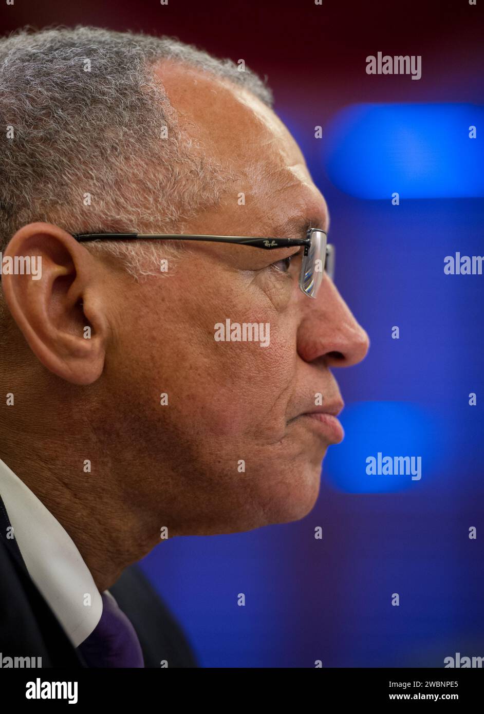 NASA Administrator Charles Bolden testifies during a U.S. Senate Committee on Commerce, Science, and Transportation hearing on Wednesday, March 7, 2012 in Washington. Stock Photo