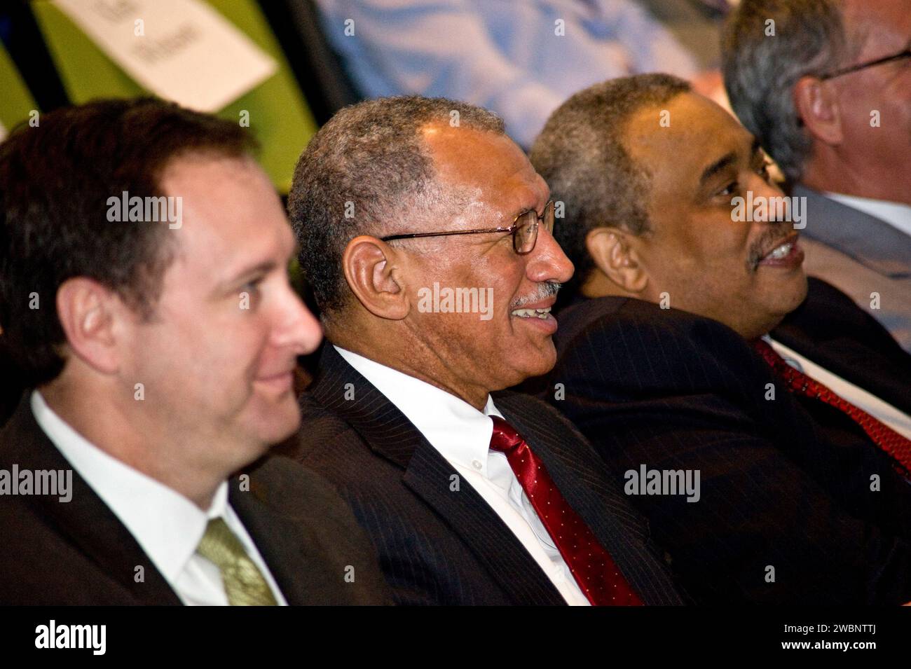 NASA ADMINISTRATOR CHARLES BOLDEN ATTENDING THE MARSHALL SMALL BUSINESS ALLIANCE MEETING MARCH 24, 2011. Stock Photo