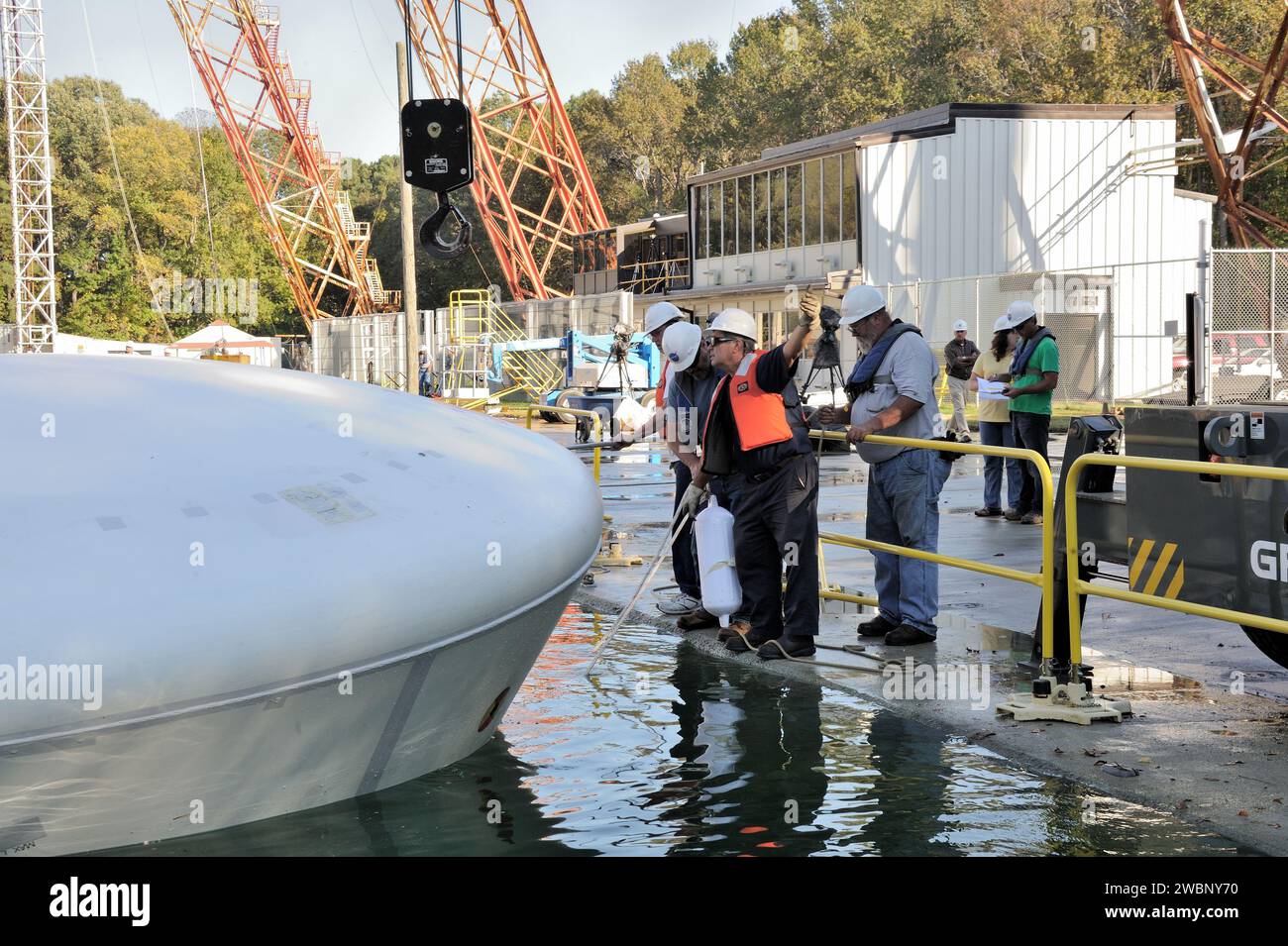 A Boiler Plate Test Article underwent SPLASH testing for the ORION ...