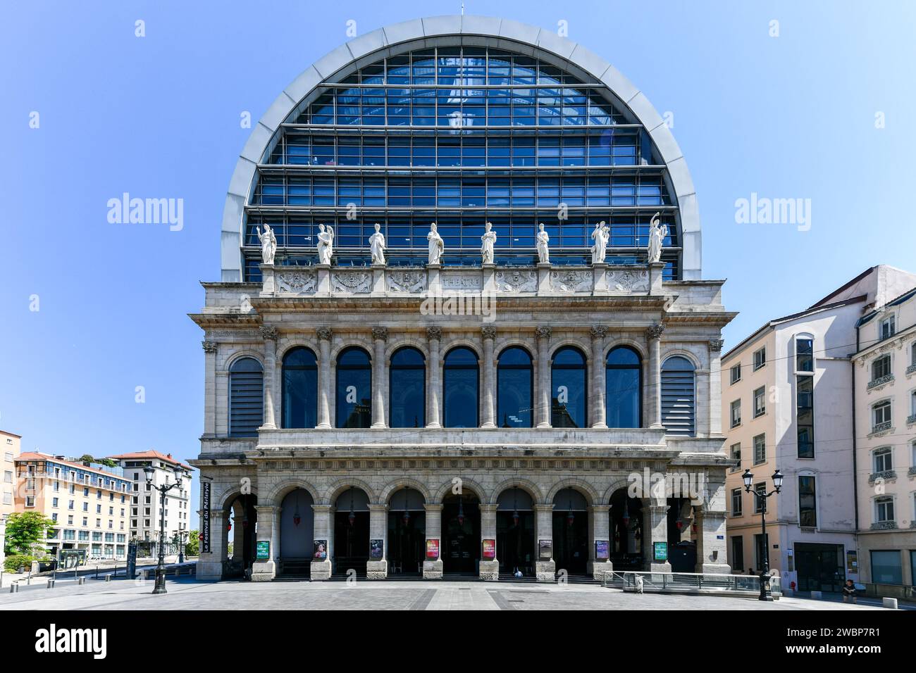 Lyon, France Aug 16, 2022 Opera House in Lyon, France. It is an 1831