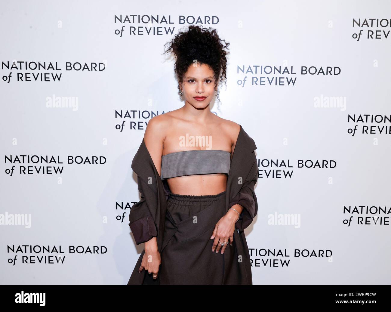 New York, United States. 11th Jan, 2024. Zazie Beetz arrives on the red