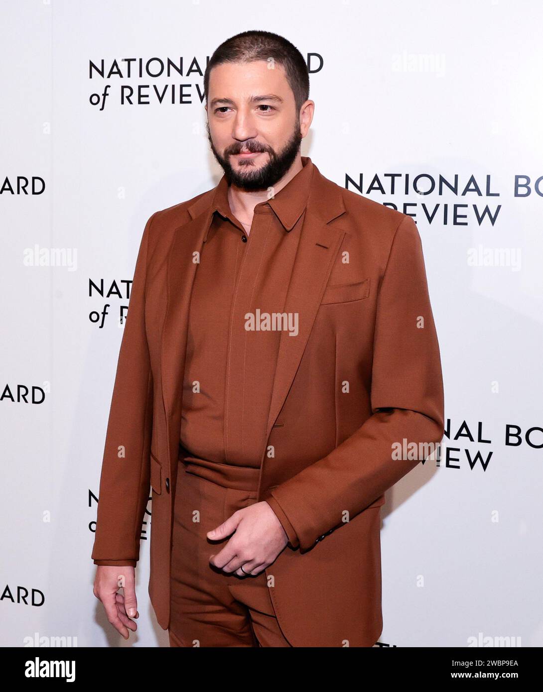 New York, United States. 11th Jan, 2024. John Magaro arrives on the red carpet for the National Board of Review Gala 2024 at Cipriani 42nd Street in New York City on Thursday, January 11, 2024. Photo by Jason Szenes/UPI Credit: UPI/Alamy Live News Stock Photo