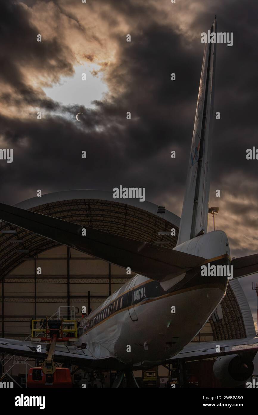 NASA’s DC8 aircraft from Armstrong Flight Research Center in Edwards