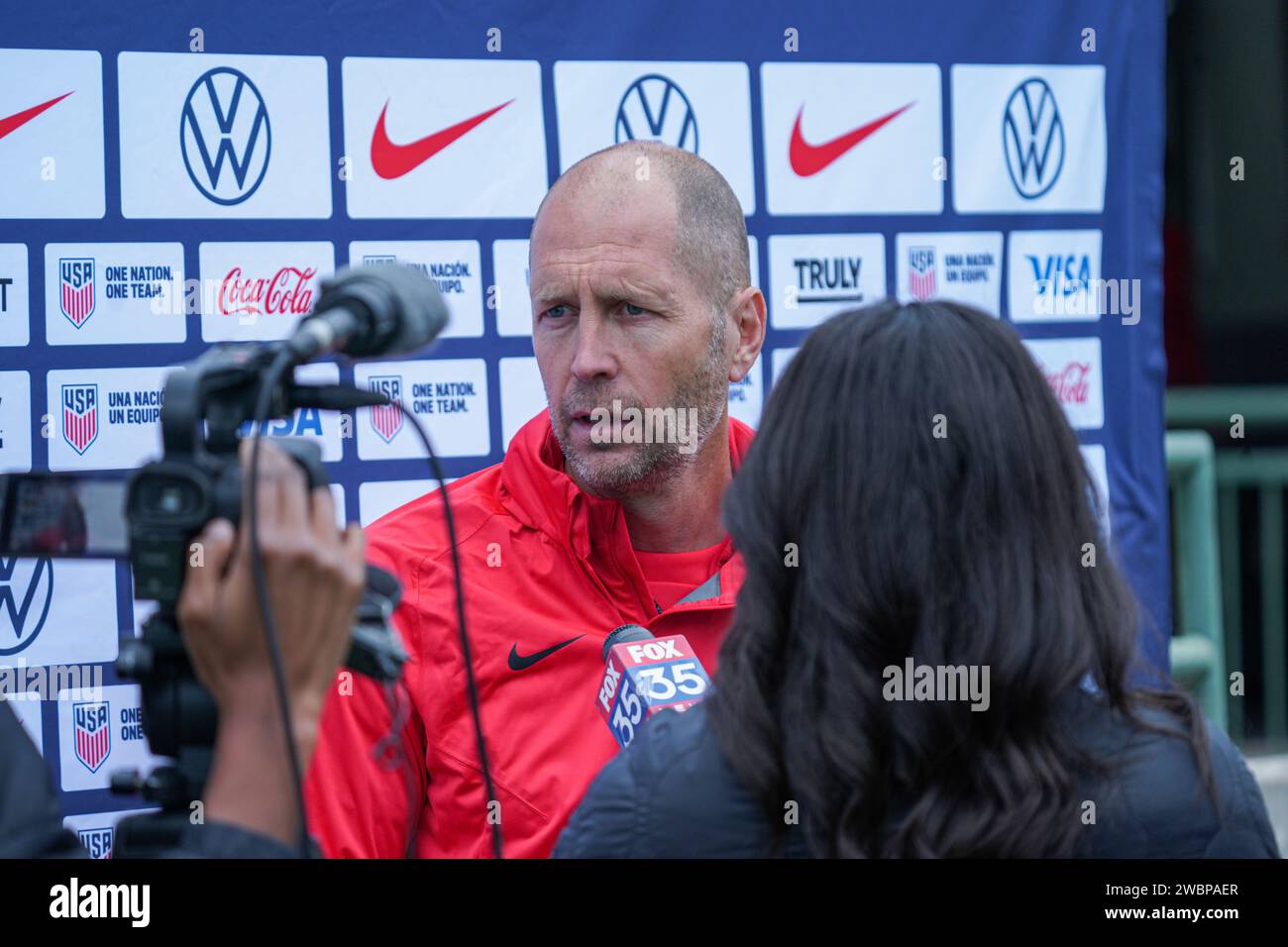 Coach Greg Training Program Kissimmee, Florida, USA, January 11, 2024, Head Coach Gregg Berhalter ...