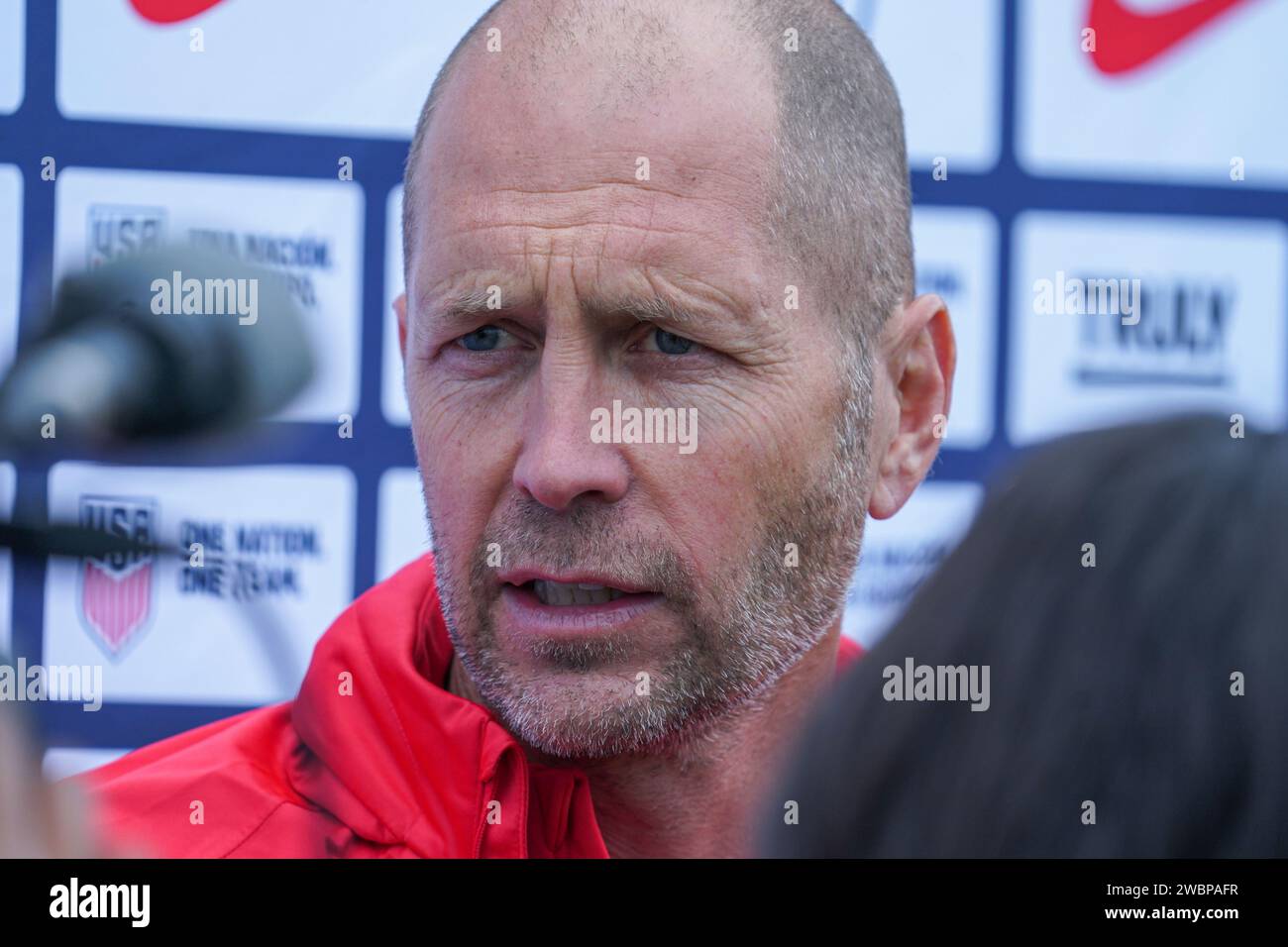 Coach Greg Training Program Kissimmee, Florida, USA, January 11, 2024, Head Coach Gregg Berhalter ...