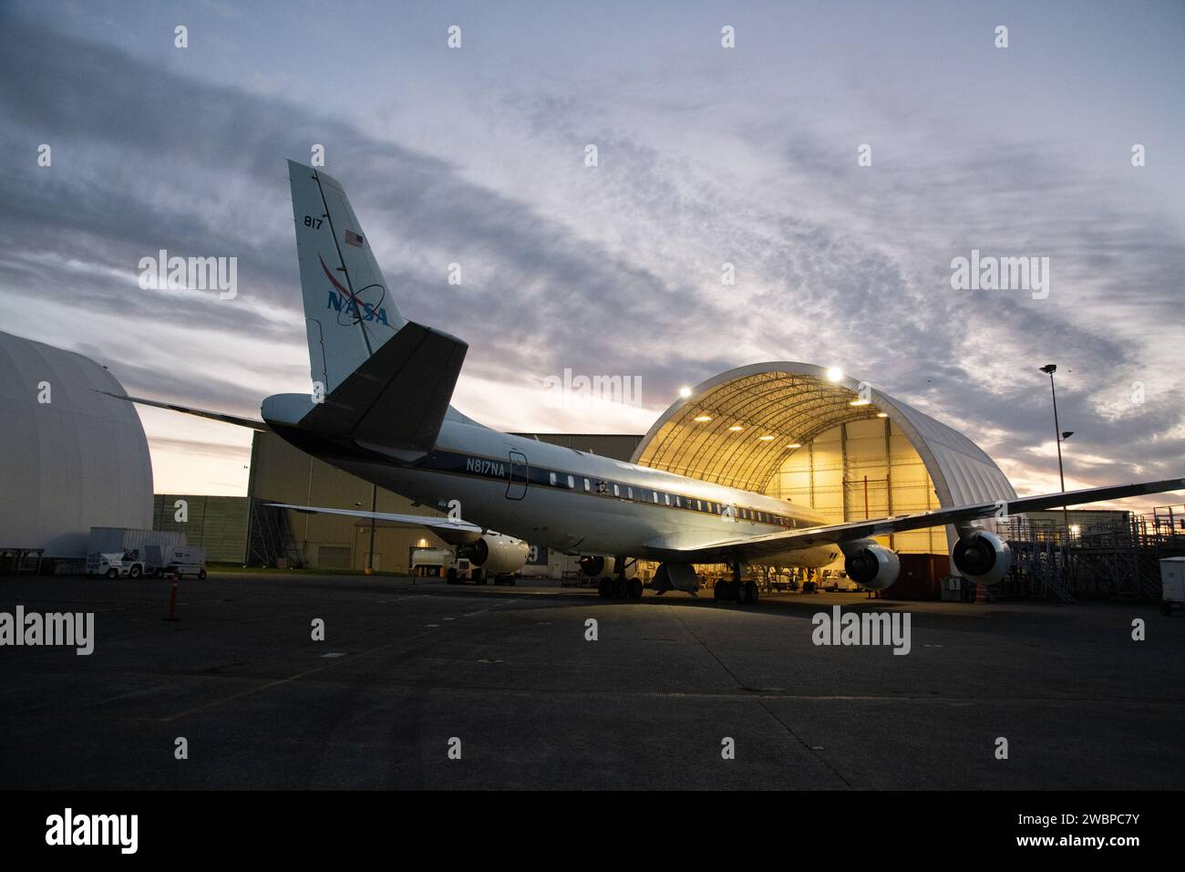 NASA’s DC8 aircraft from Armstrong Flight Research Center in Edwards