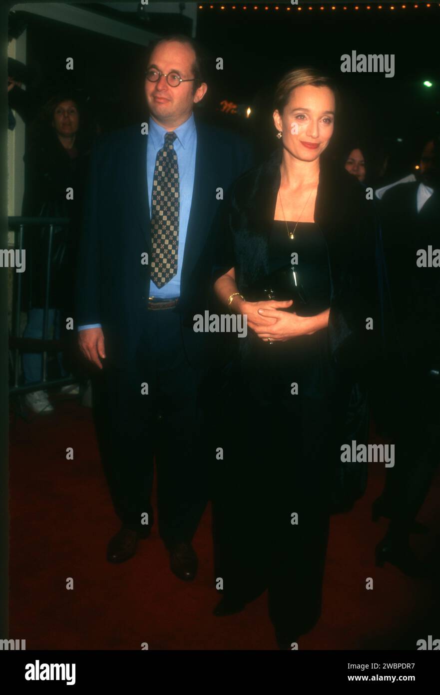 Los Angeles, California, USA 6th November 1996 Actress Kristin Scott Thomas attends The American Film Institute's Premiere of Miramax Films 'The English Patient' at Mann Bruin Theatre on November 6, 1996 in Los Angeles, California, USA. Photo by Barry King/Alamy Stock Photo Stock Photo