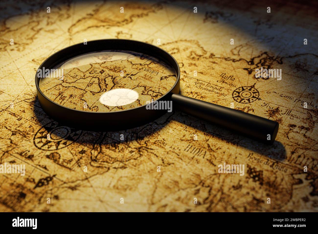 Large map table hi-res stock photography and images - Alamy