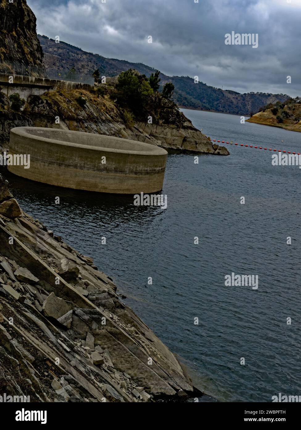 Glory Hole and Lake Berryessa, California Stock Photo Alamy