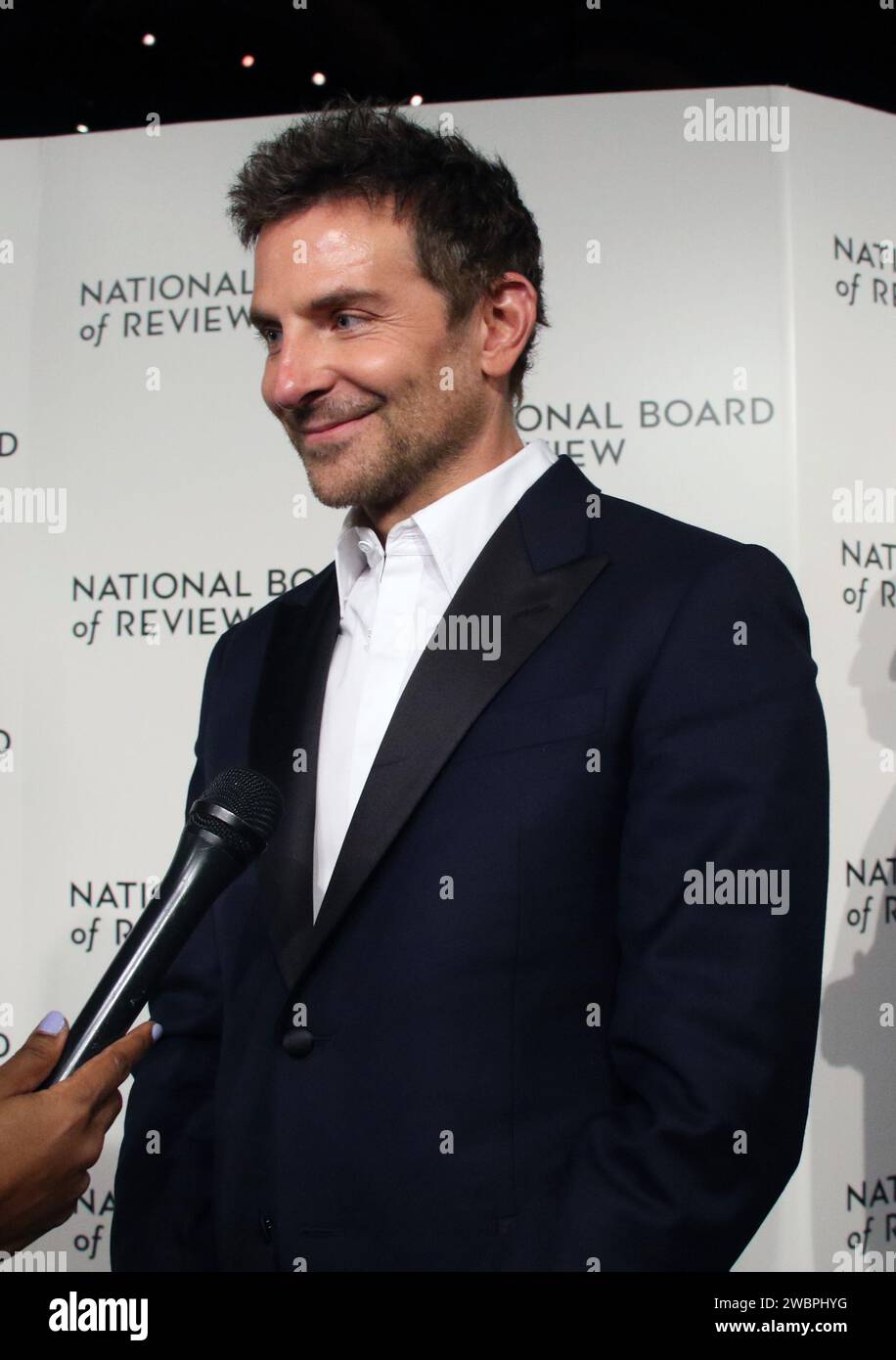 New York, NY, USA. 11th Jan, 2024. Bradley Cooper at the National Board