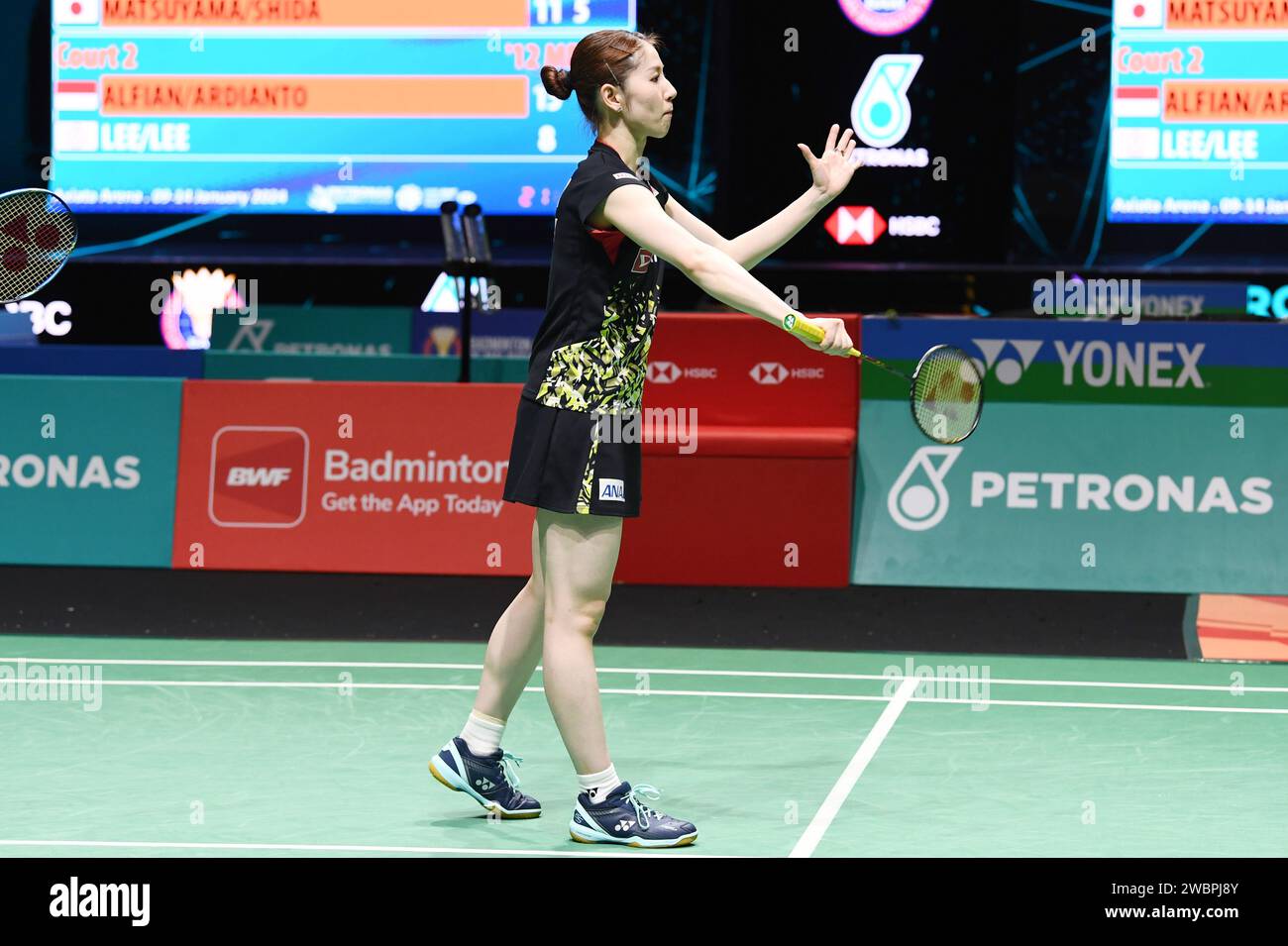 Axiata Arena, Kuala Lumpur, Malaysia. 11th Jan, 2024. Chiharu Shida ...