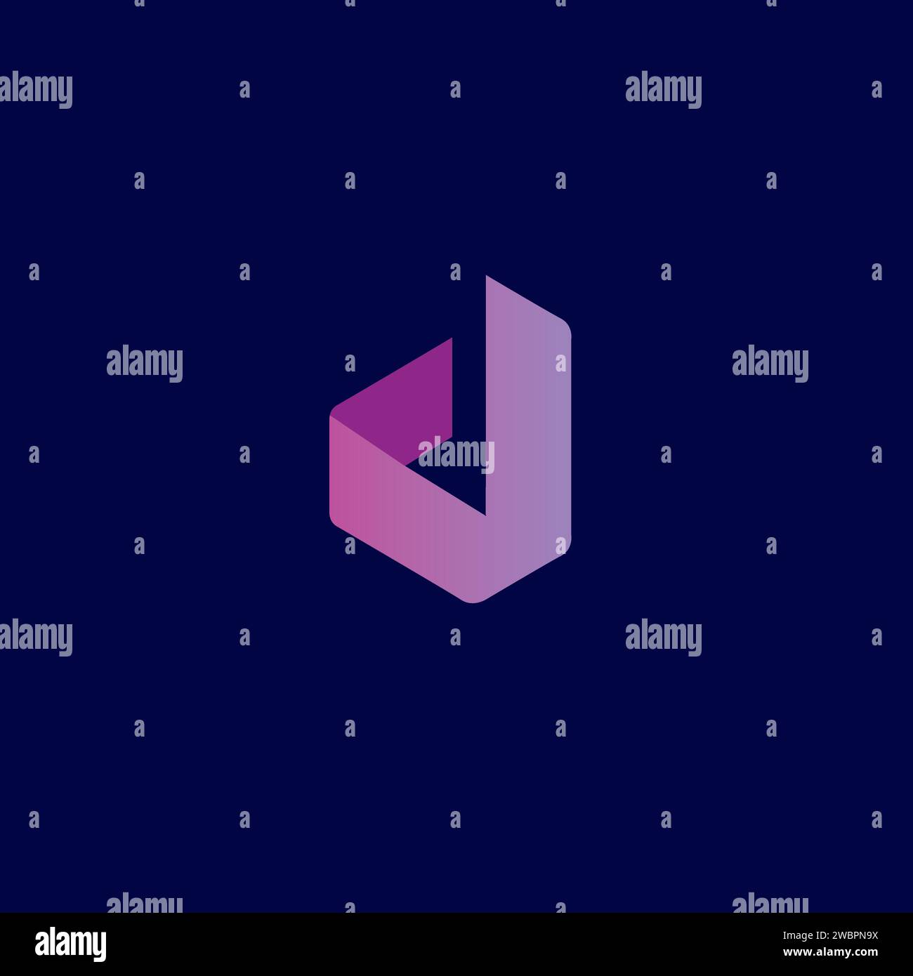 D Logo Simple and Modern Design. Letter D Icon Stock Vector