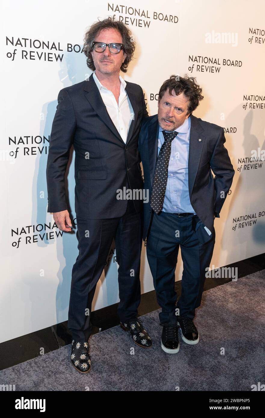 Davis Guggenheim and Michael J. Fox attend 2024 National Board of