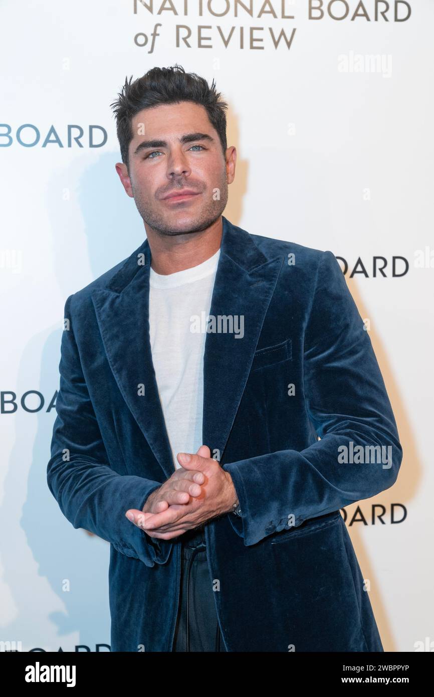 Zac Efron attends 2025 National Board of Review Awards Gala at Cipriani