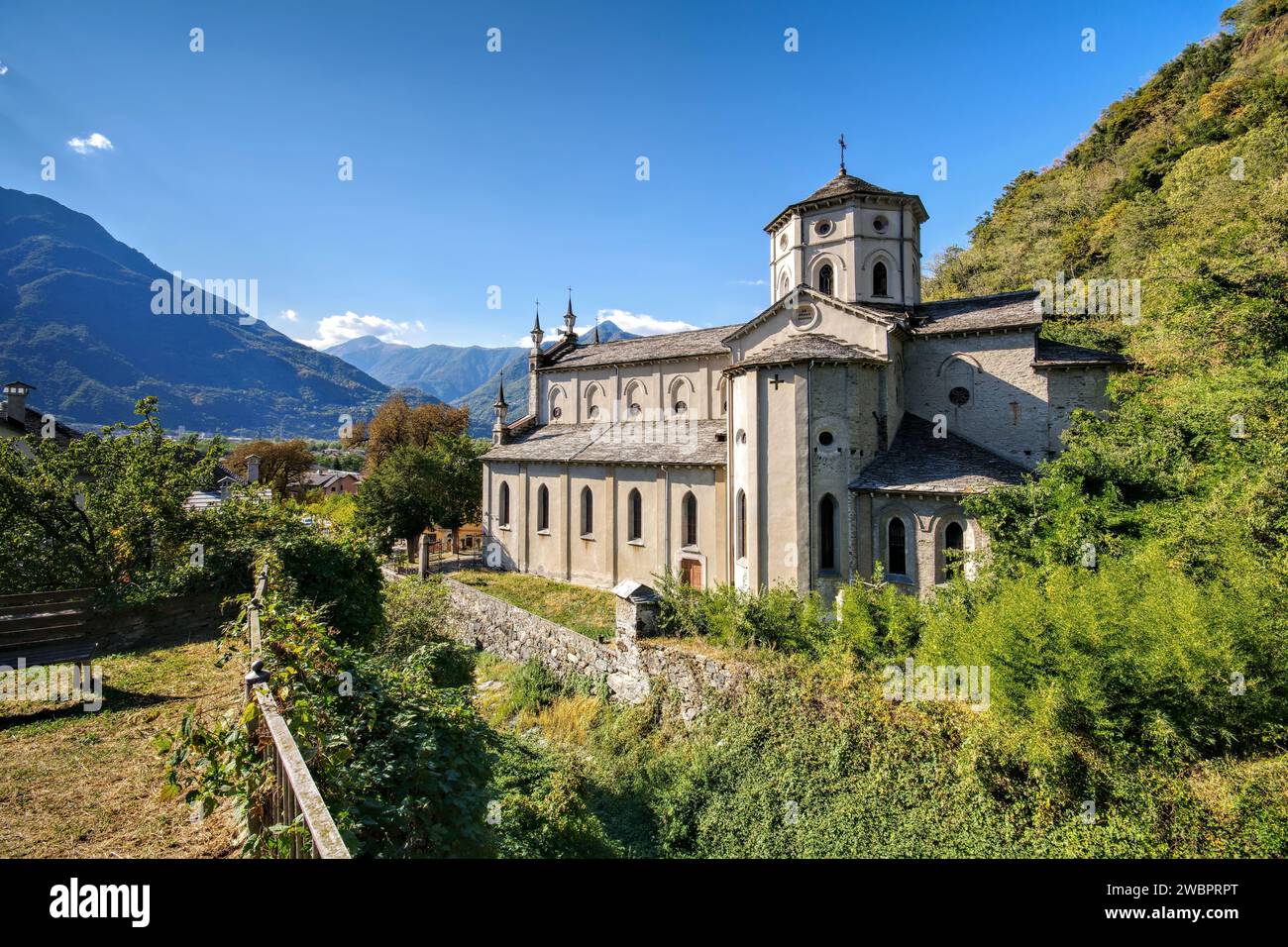 the church Sacro Cuore di Gesu in Italy Stock Photo