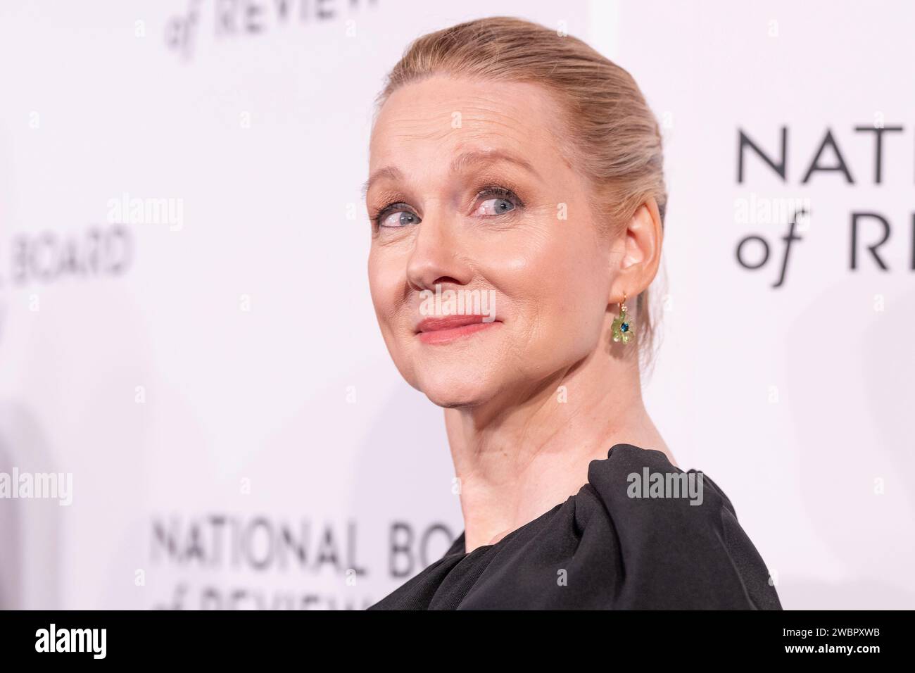 New York, USA. 11th Jan, 2024. Laura Linney attends 2024 National Board of  Review Awards Gala at Cipriani 42nd Street in New York on January 11, 2024.  (Photo by Lev Radin/Sipa USA), image size:1300x956