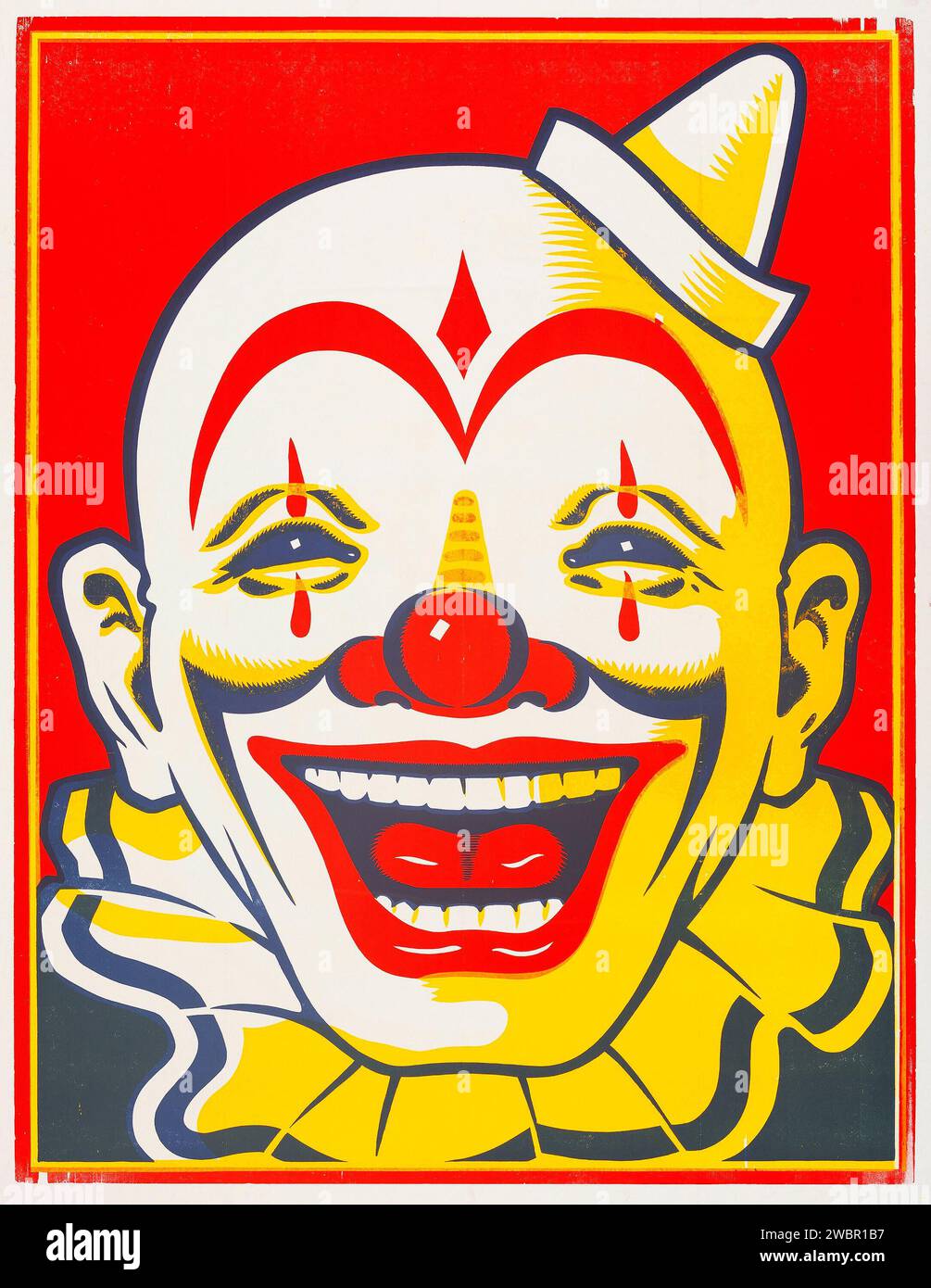1970s circus clown hi-res stock photography and images - Alamy