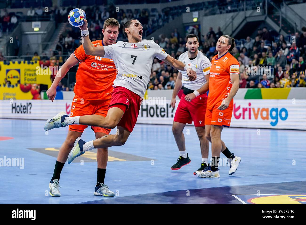 Mannheim, Germany, January 11, 2024, Khazein Rustamov of during