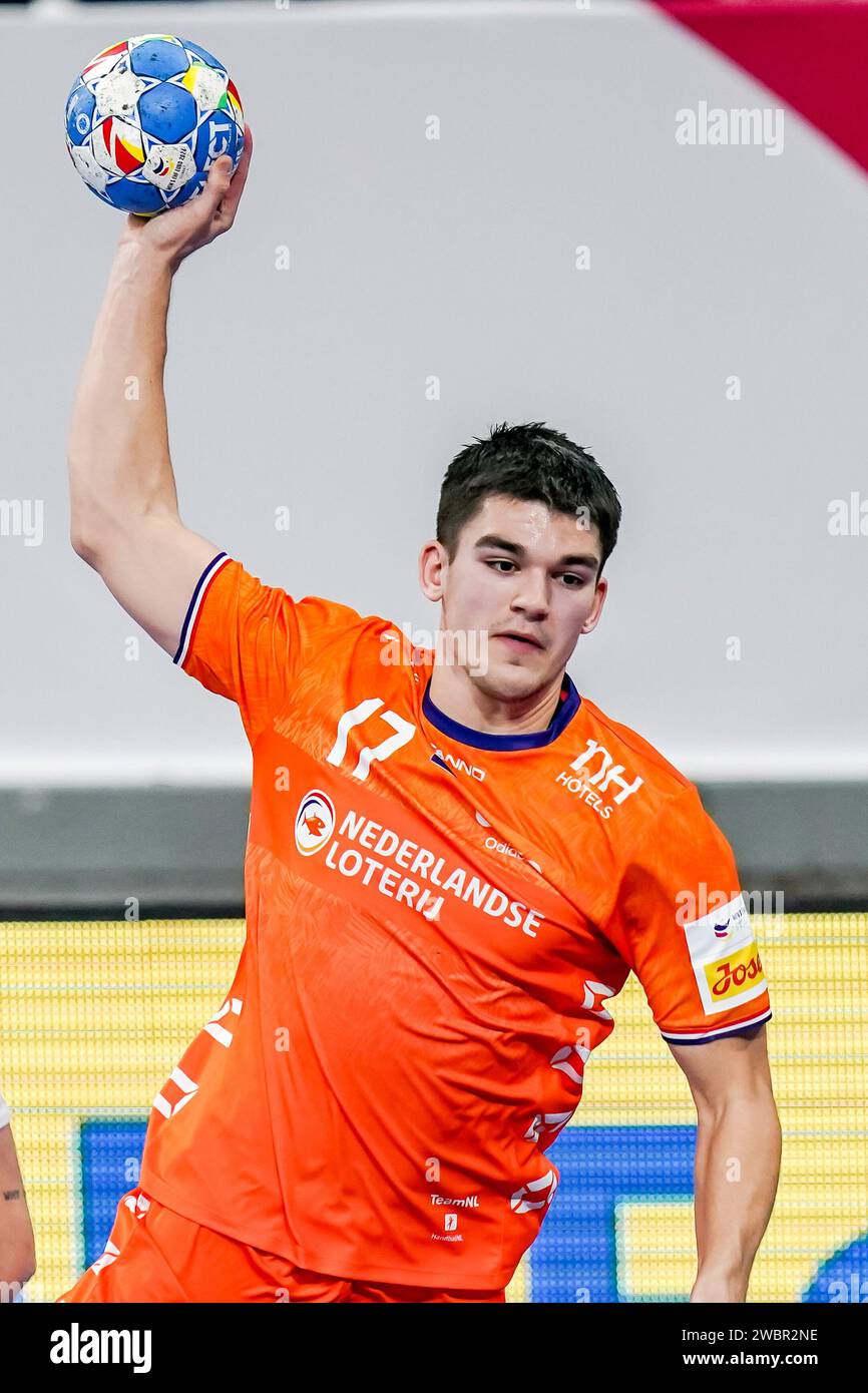 Mannheim, Germany, January 11, 2024, Kaj Geenen of The Netherlands