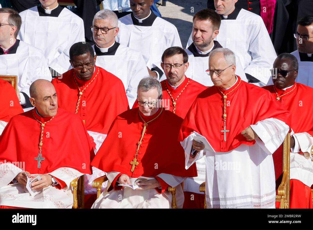 New Cardinal Robert Francis Prevost Right Attends The Consistory In New Cardinal Robert Francis Prevost Right Attends The Consistory In