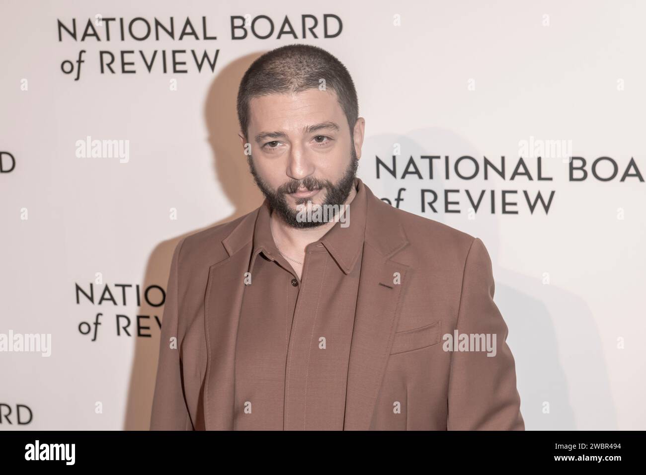 New York, United States. 11th Jan, 2024. John Magaro attends the 2024 National Board of Review Gala at Cipriani 42nd Street in New York City. Credit: SOPA Images Limited/Alamy Live News Stock Photo