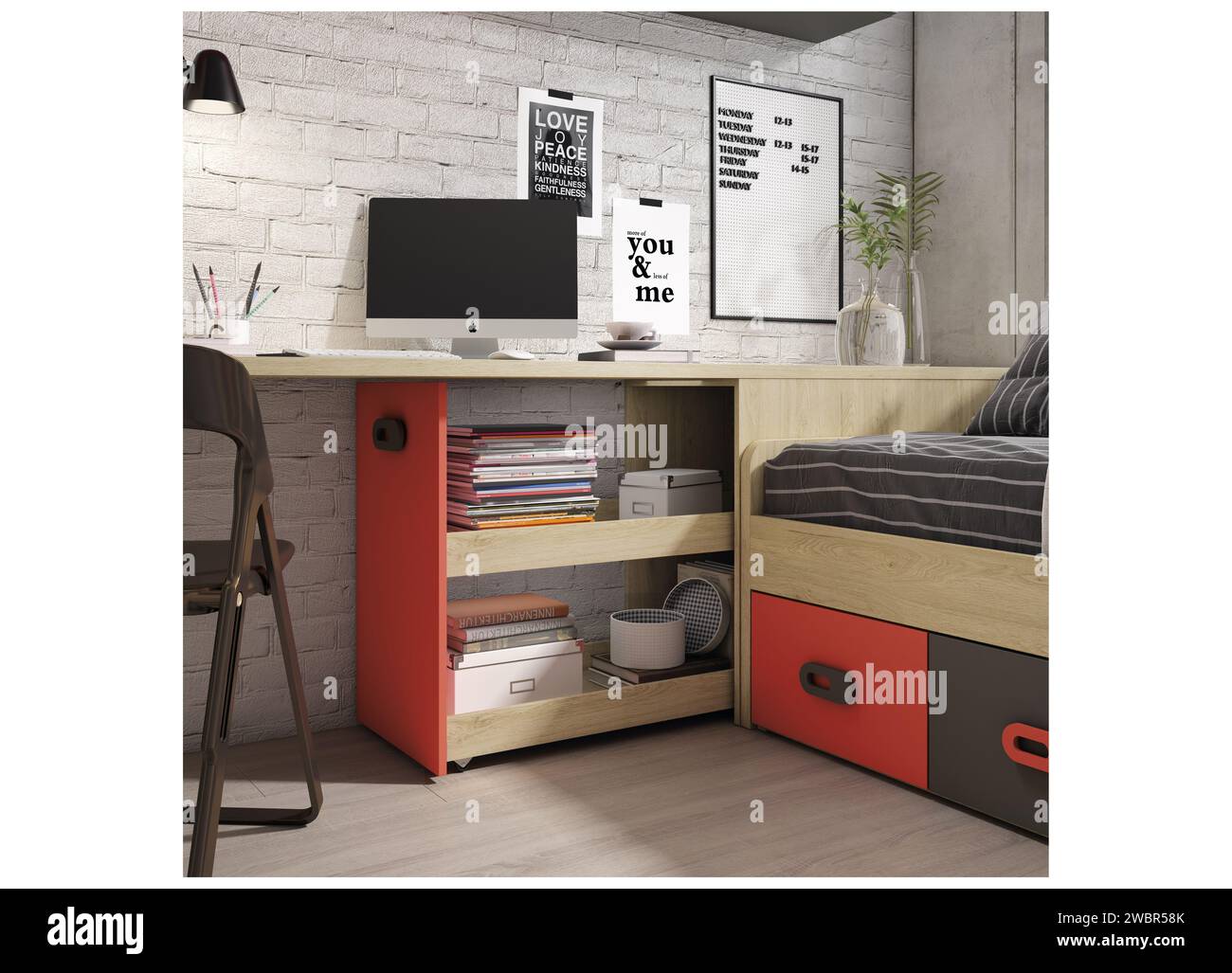 Youth bedroom trends with modern, elegant, vintage, boho, colorful