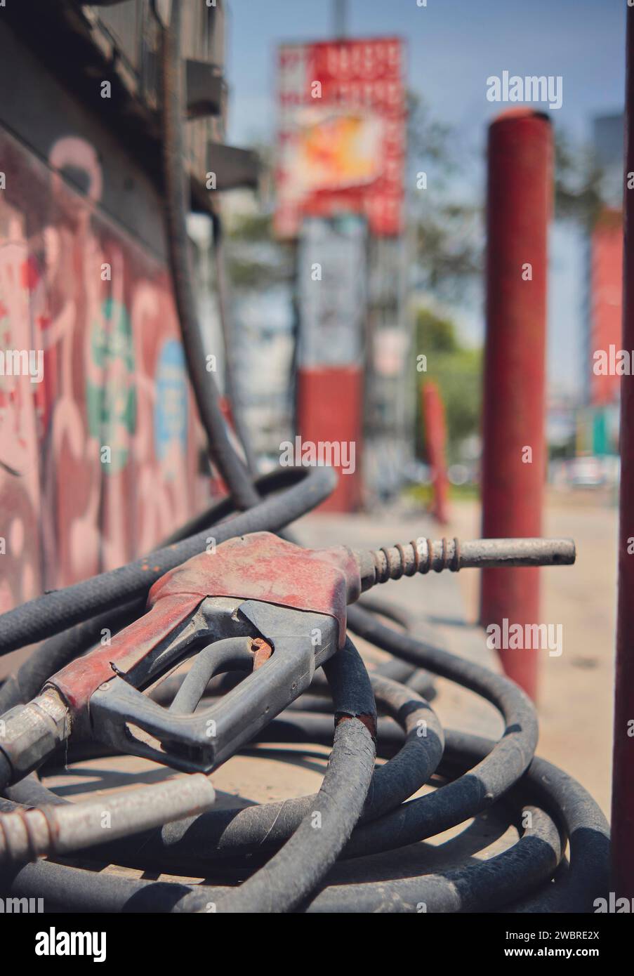 Fossil fuel station obsolete due to new advances in cars with green