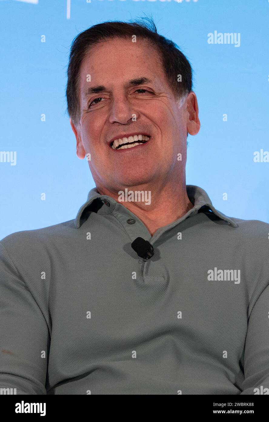 Las Vegas, NV, USA. 11th Jan, 2024. Mark Cuban pictured at the