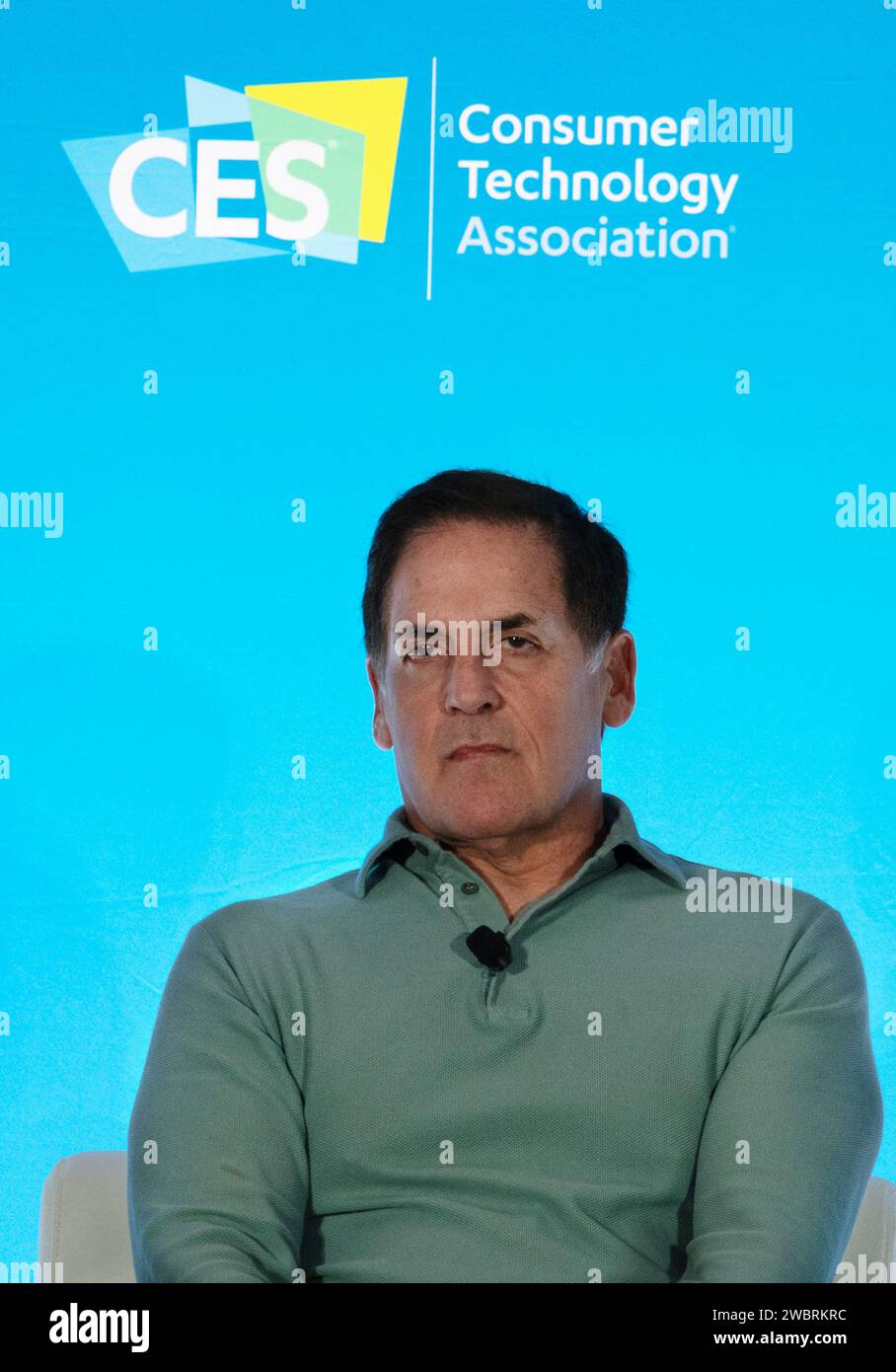 Las Vegas, NV, USA. 11th Jan, 2024. Mark Cuban pictured at the