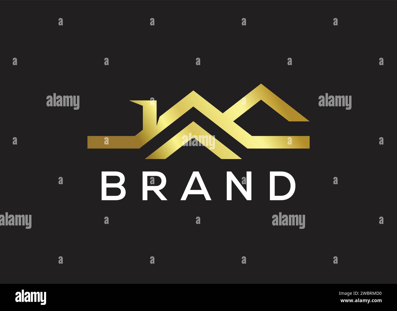 Luxurious real estate vector logo design template Stock Vector Image ...