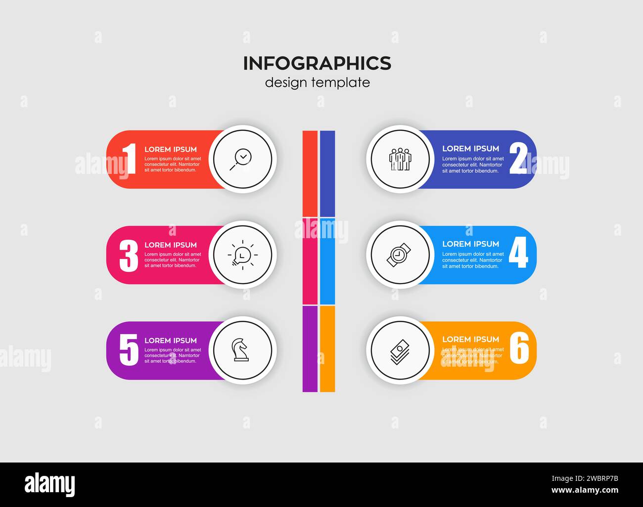 Modern infographic design template vector Stock Vector Image & Art - Alamy