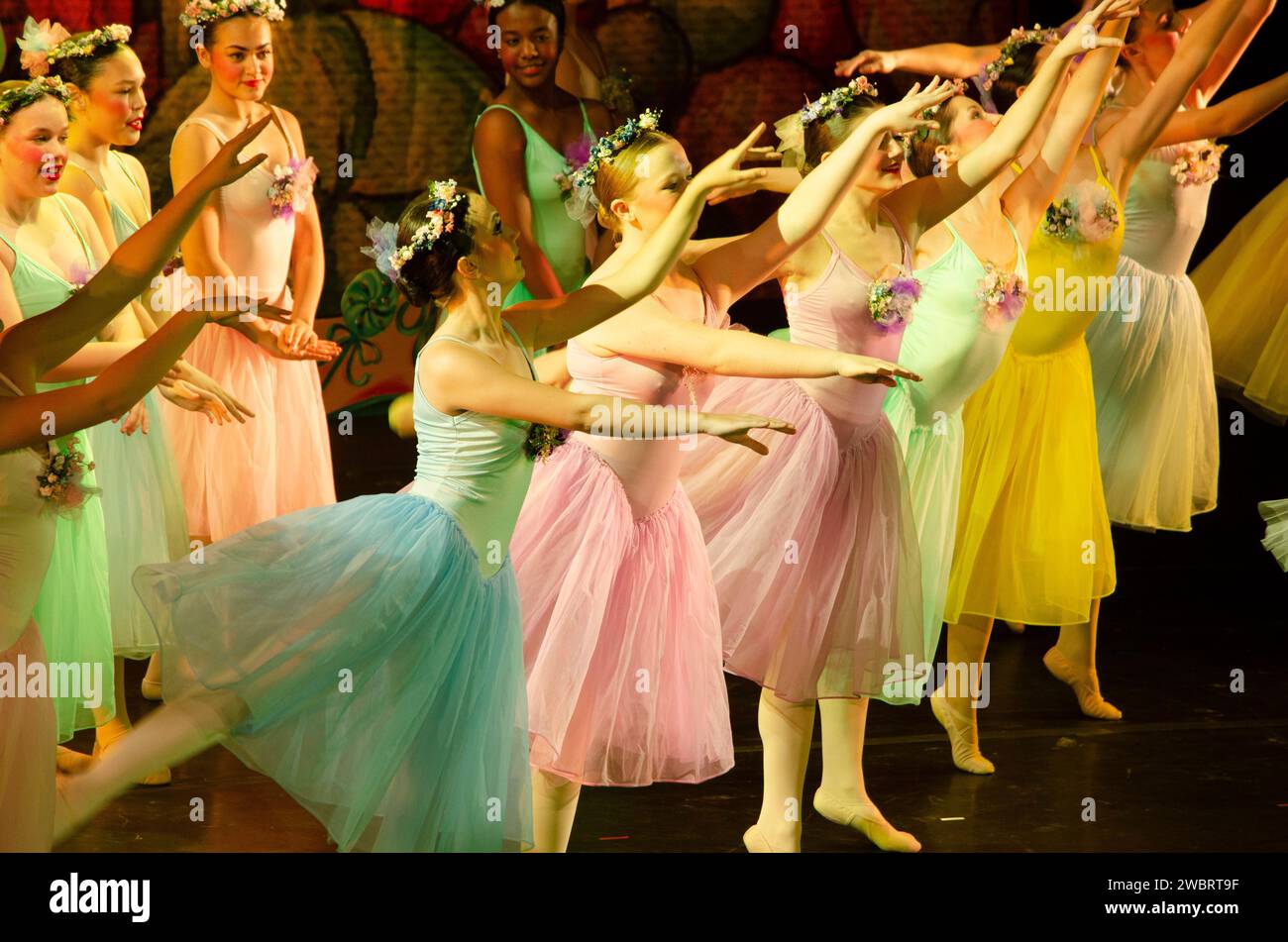 Ballerinas dancing Stock Photo