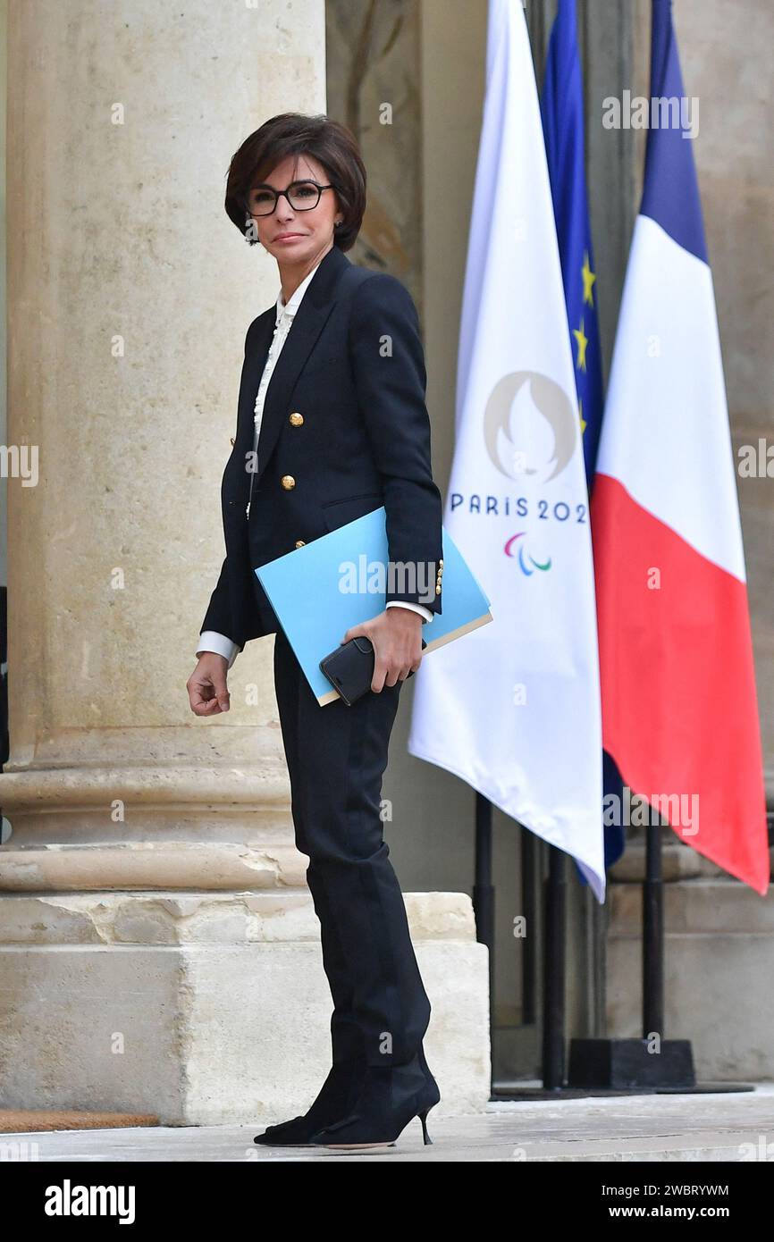 Paris, France. 12th Jan, 2024. French Culture Minister Rachida Dati ...